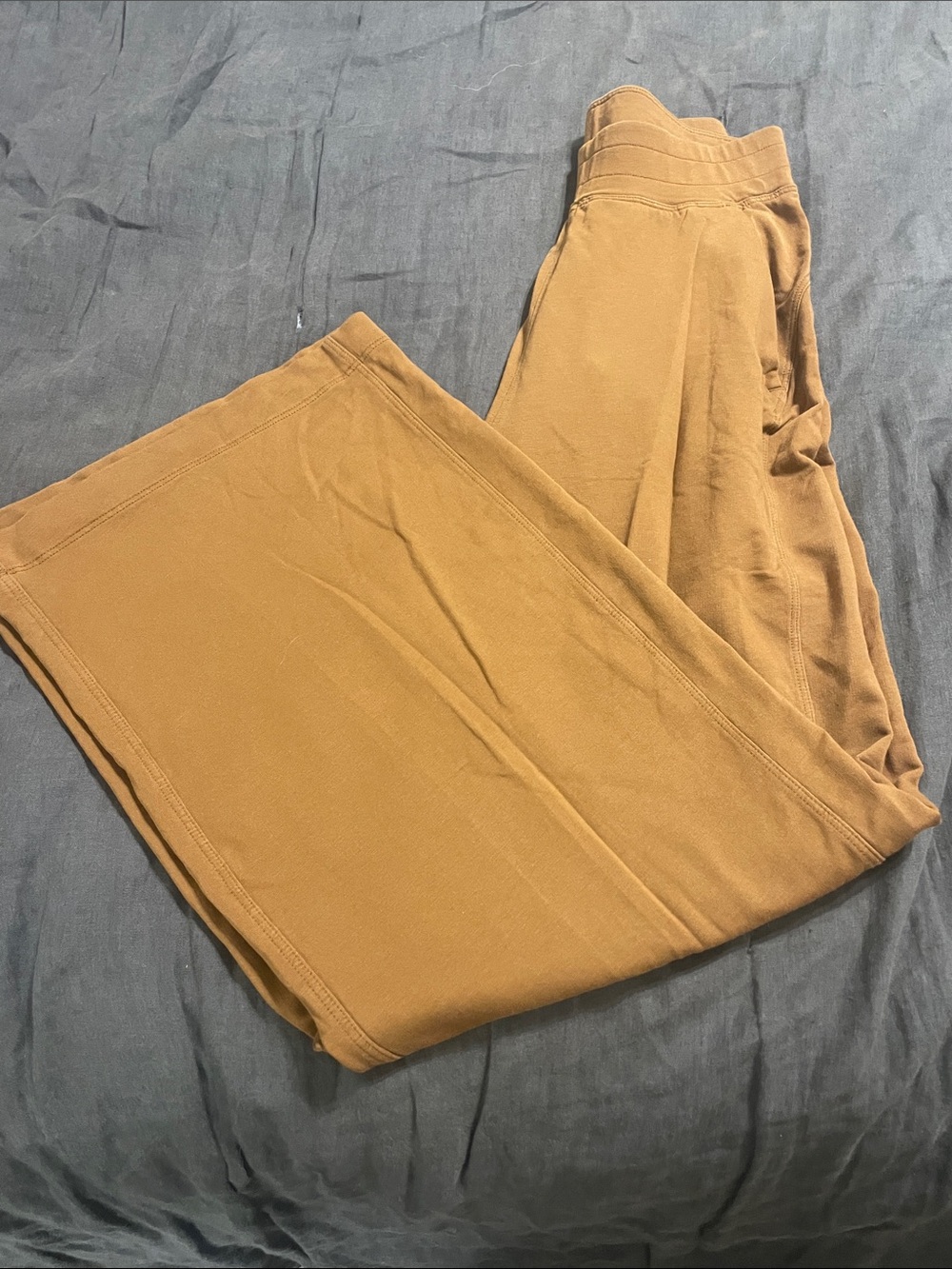 lululemon athletica Wide Leg Pants in Camel Brown